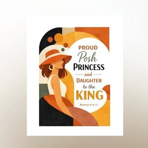 DDS Art Print, 8x10, Bible Verse, Paper Print, Unframed, Posher Series